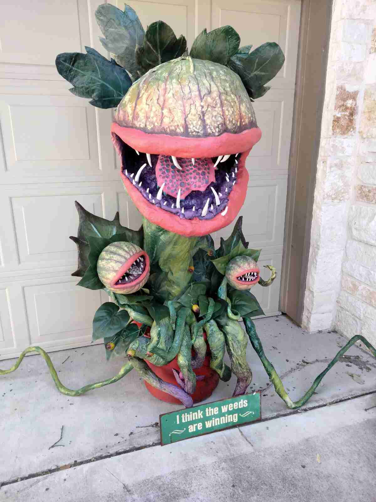 Man Eating Plant Sculpture • Ultimate Paper Mache