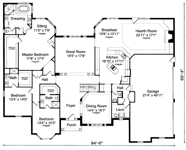House Plans, Home Plans and floor plans from Ultimate Plans