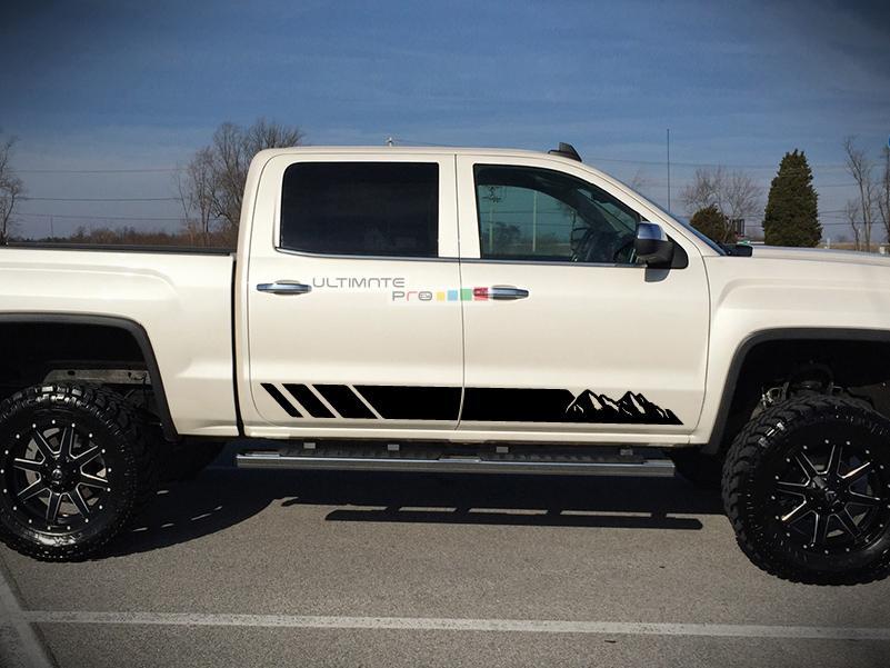 Graphic Sticker Kit GMC Sierra decals 2014Present