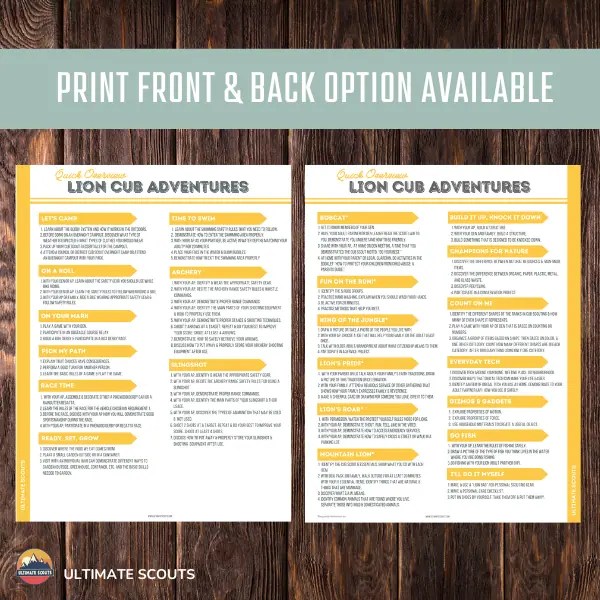 Lion Scouts Adventures 2024 Quick Overview Ultimate Scouts