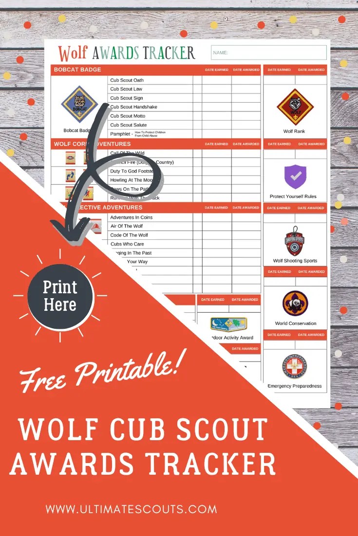 Ultimate Guide To Wolf Cub Scout Awards Checklist (Free Printable