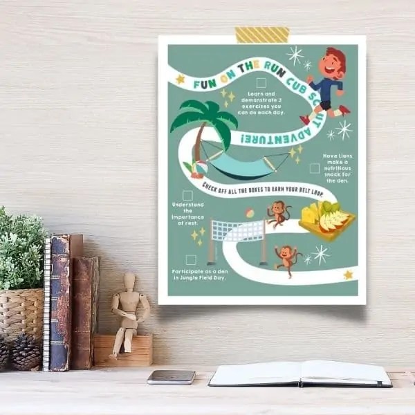 Lion Scout Adventure Map Fun On The Run Ultimate Scouts