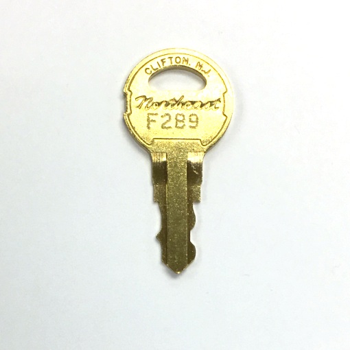 F series key F200 to F593 for Illinois/Northeast Lock fixtures