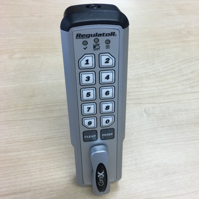 CompX Regulator Electronic Push Button Lock, Vertical Style