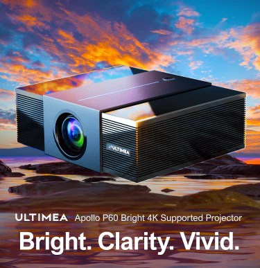 Ultimea Apollo P60 | 1080P Smart Projector with 4K Support