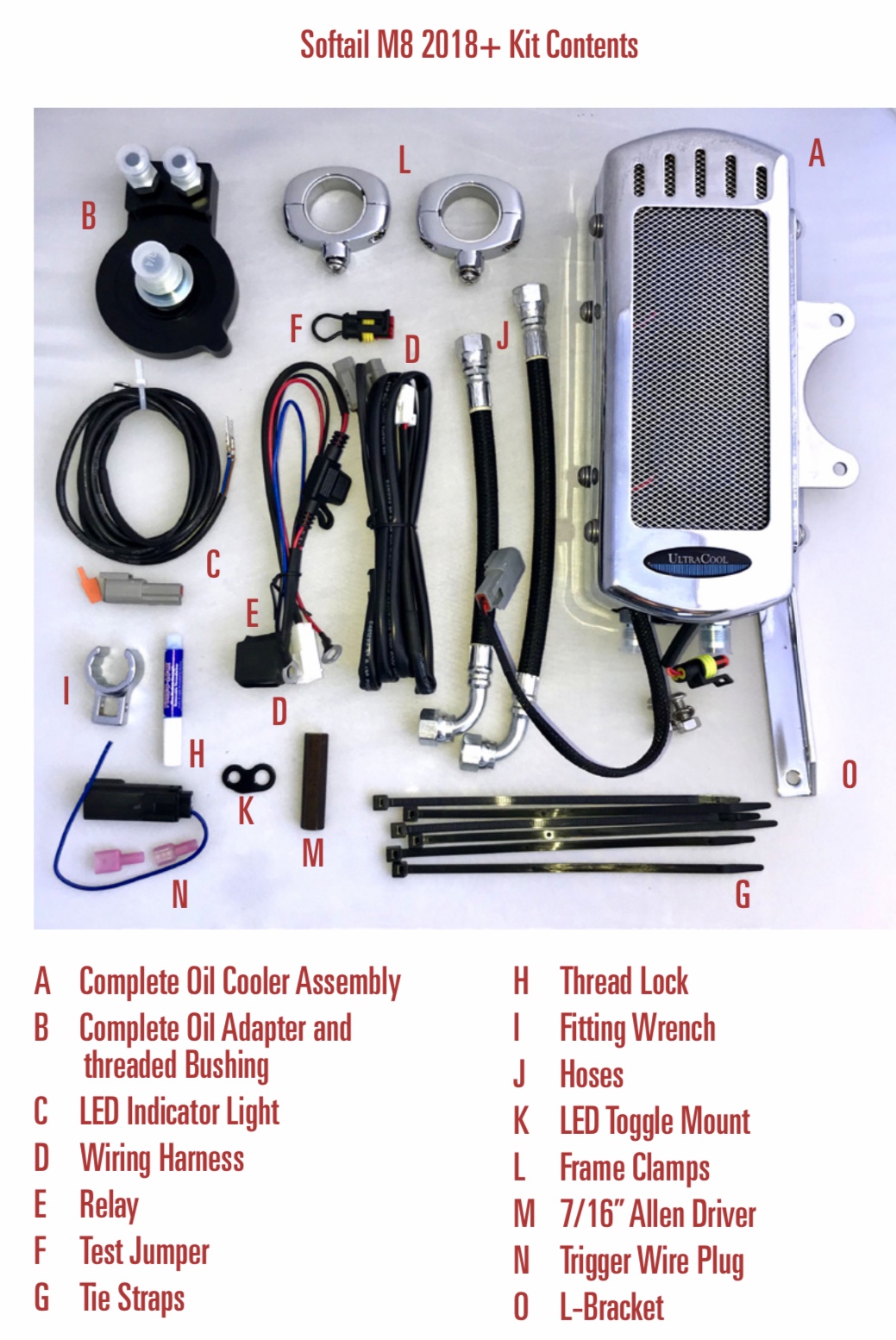 The Reefer Harley Davidson Dyna Oil Cooler, FLH Oil Cooler