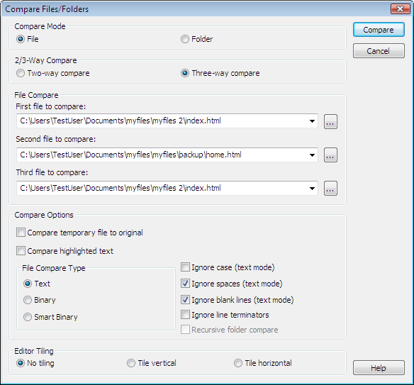How to Compare Files and Folders w/ Power Tip