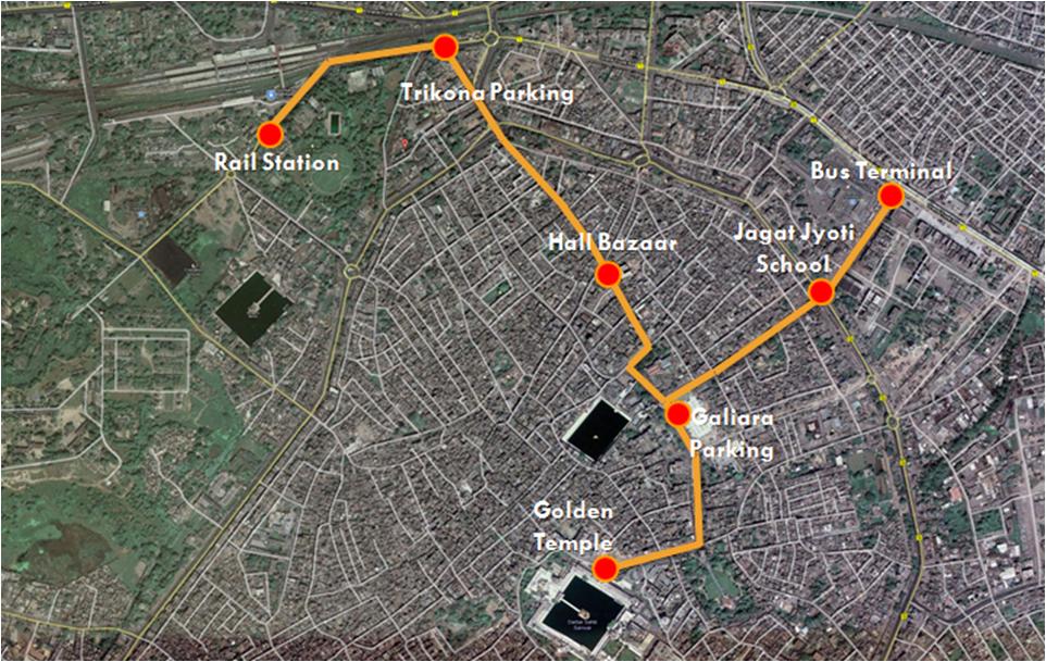 Satellite Map Of Amritsar Amritsar, India Ultra Global PRT