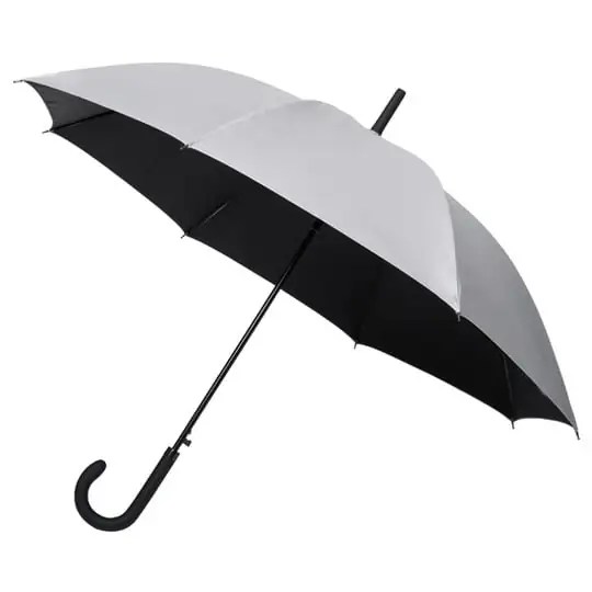 Full length Silver UV umbrella Check out our range of 1000+ designs!