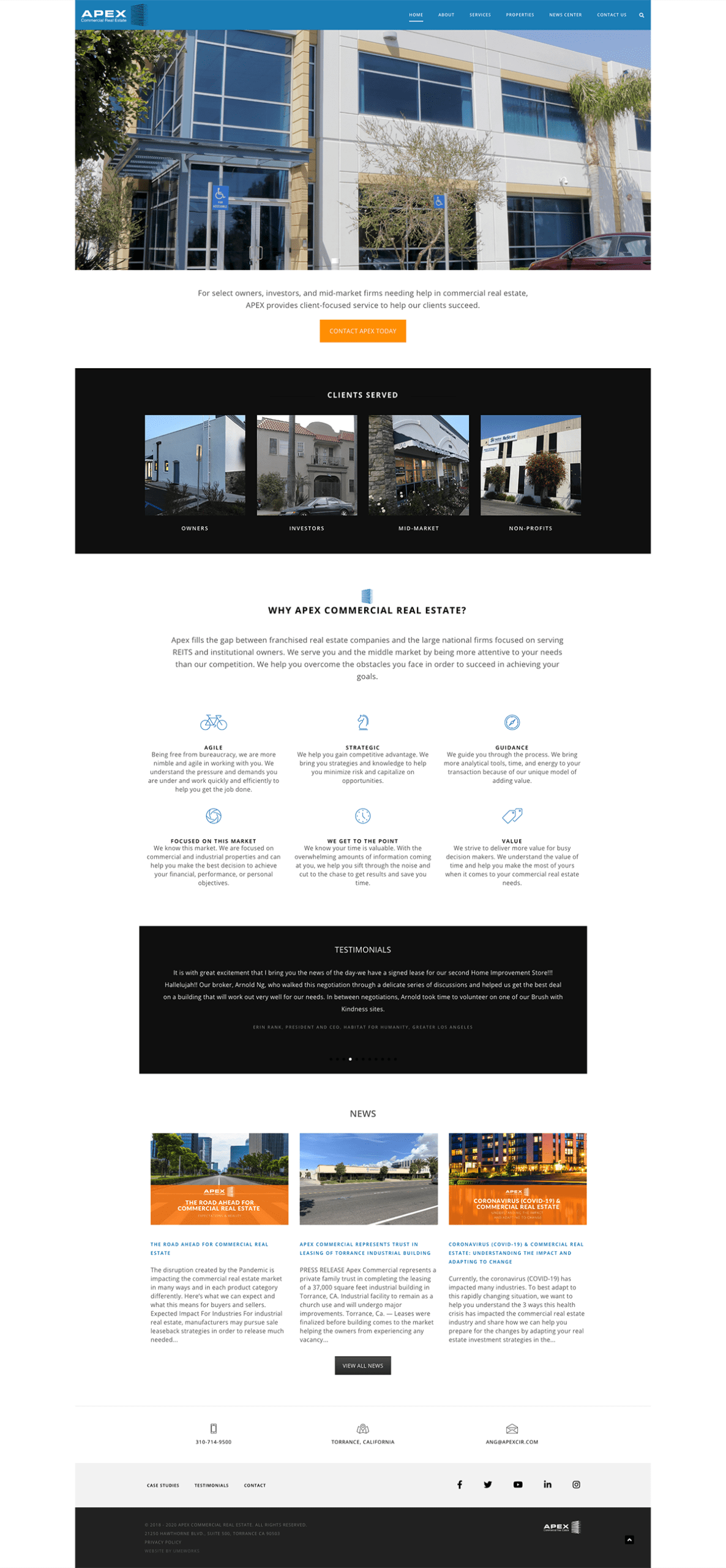 Apex Commerical Real Estate UmeWorks