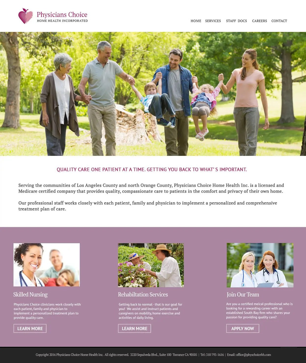 Physicians Choice Home Health Inc. UmeWorks