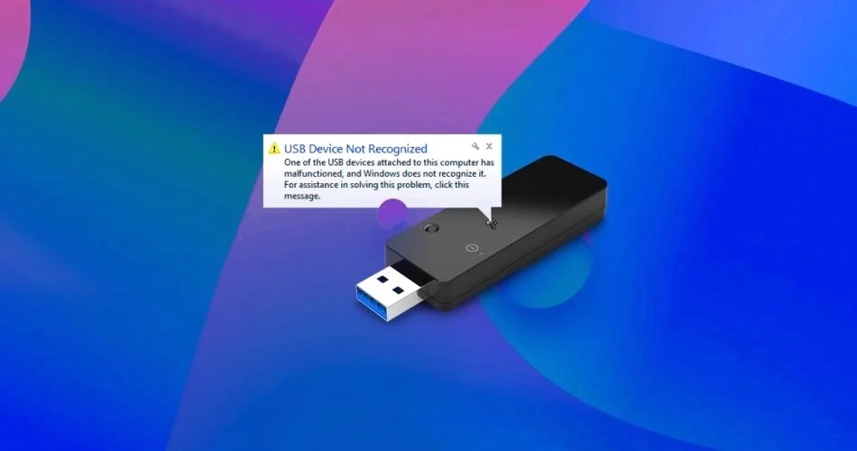 How To Solve USB Device Not Recognized Error In Windows UMGeeks