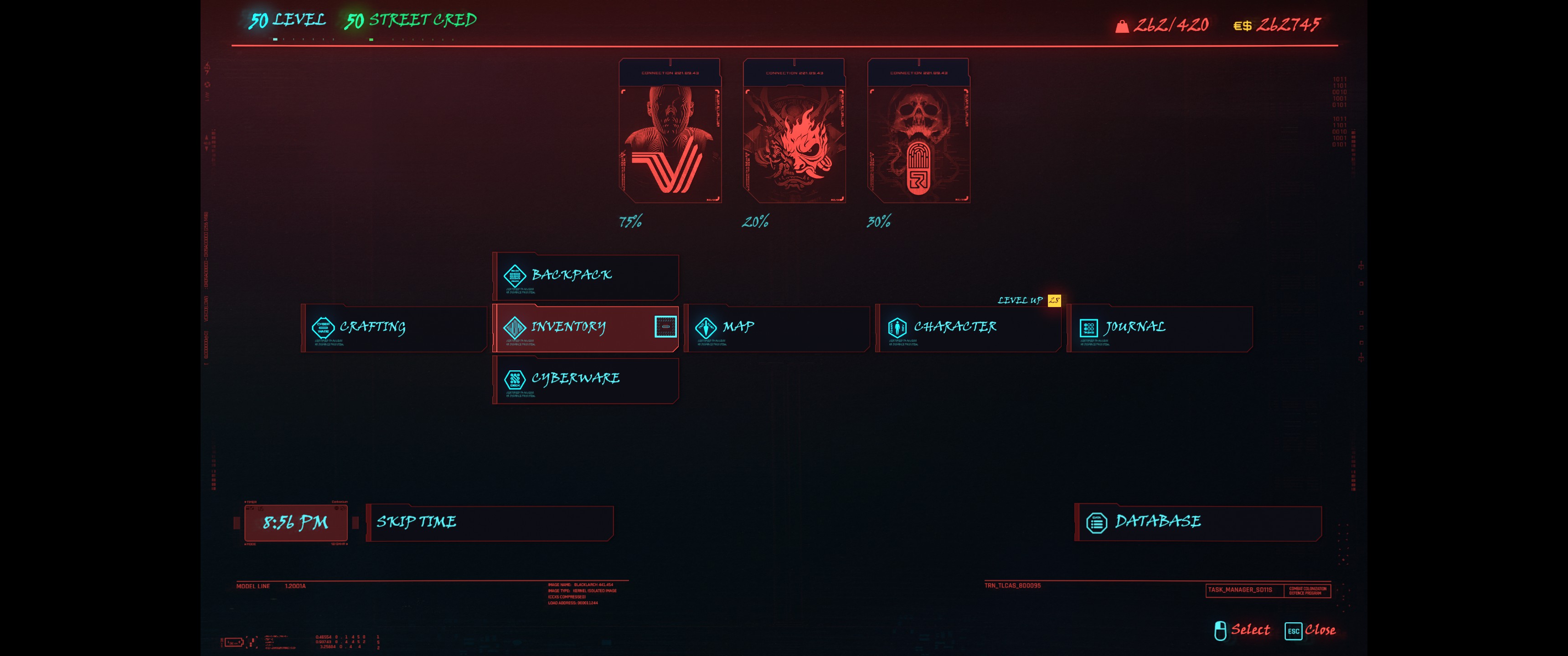 Custom font Cyberpunk 2077 Mods