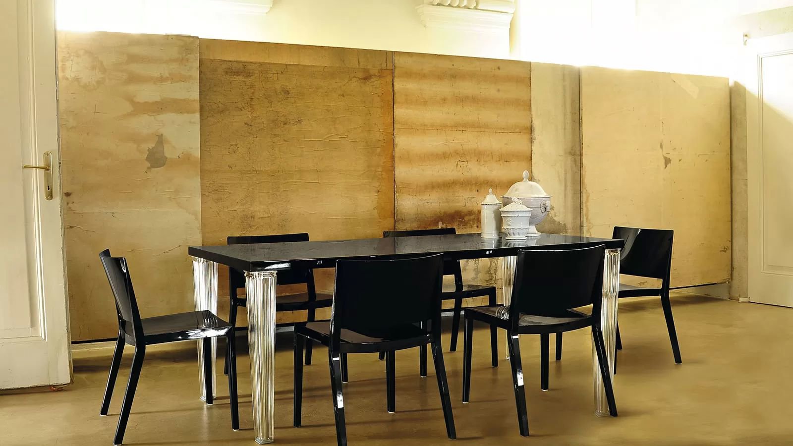 Kartell Lizz Plastic Chair Dining Room Furniture Outdoor