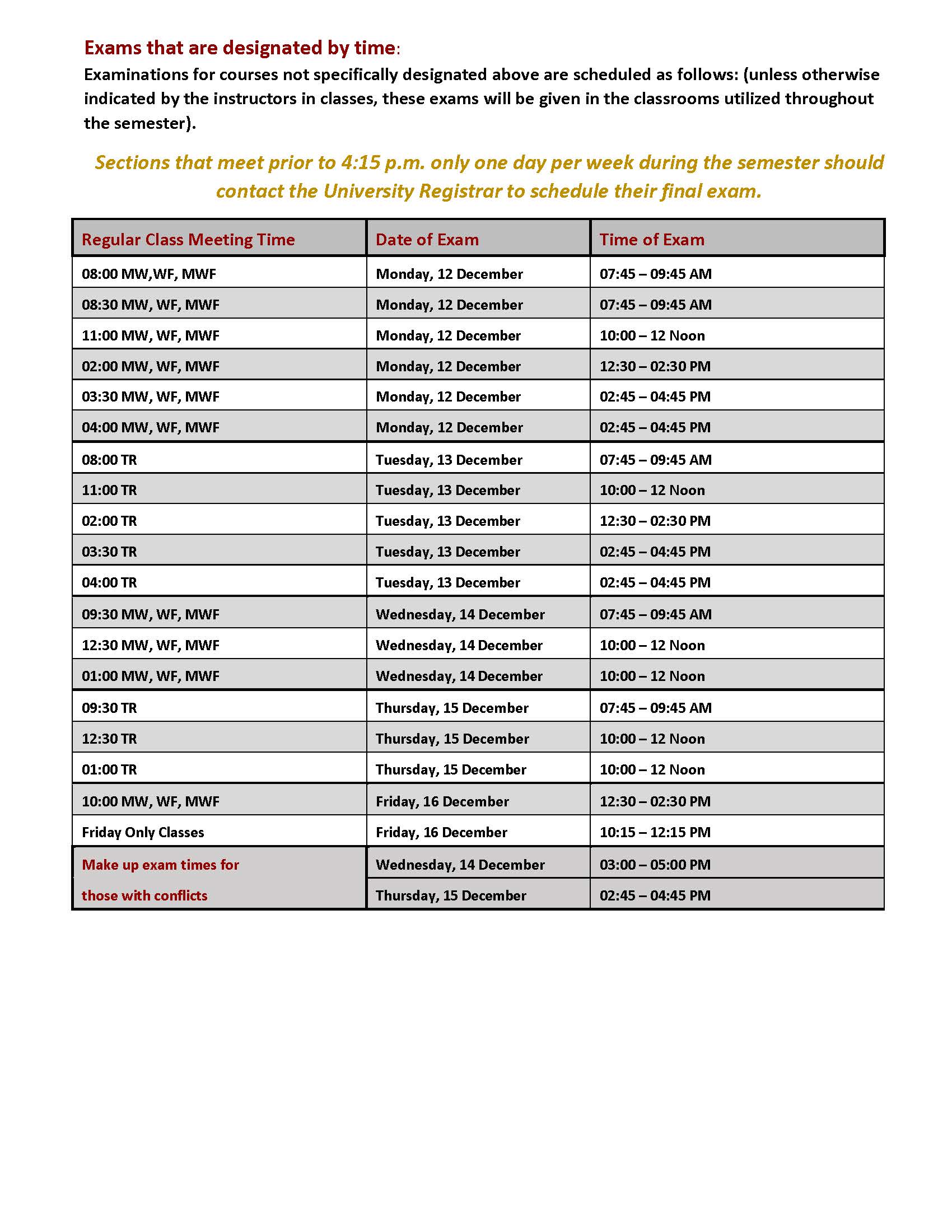 Umsl Finals Schedule Spring 2023 Final Exams | Umsl
