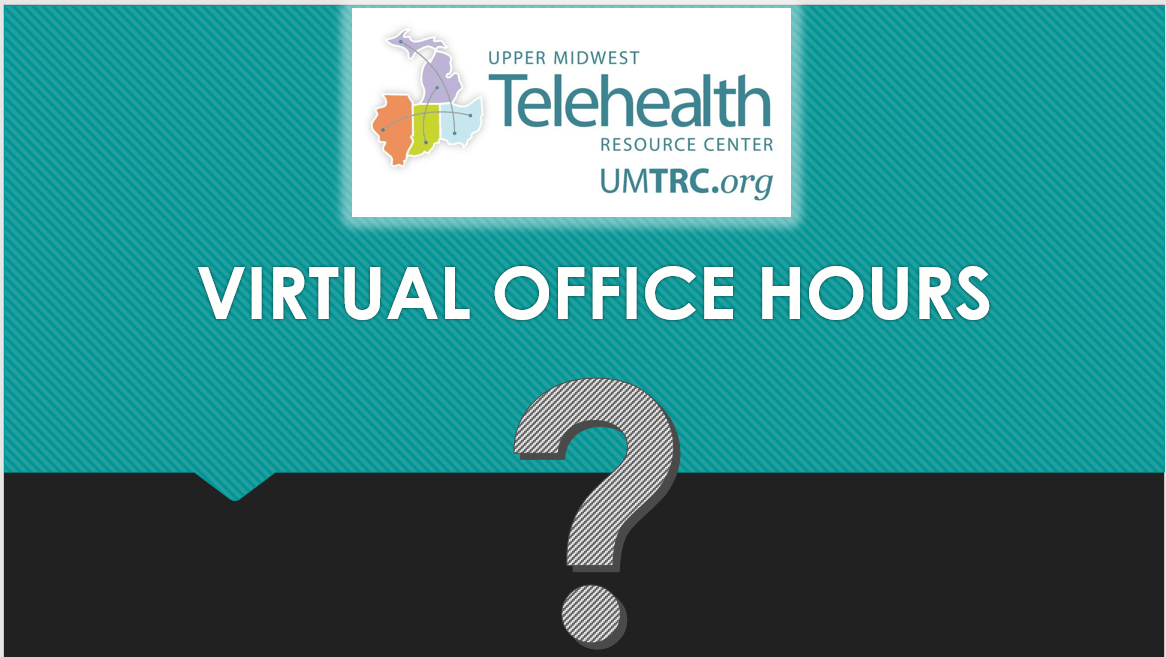 UMTRC Virtual Office Hours Intro to the UMTRC Upper Midwest