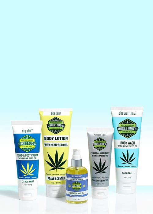 Hemp Bath & Body Hemp Lotion, Massage Oil & More Uncle Bud’s Hemp