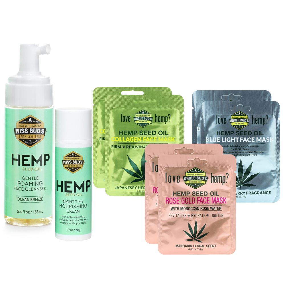 2021's Best Hemp Facial Care Set Uncle Bud’s Hemp
