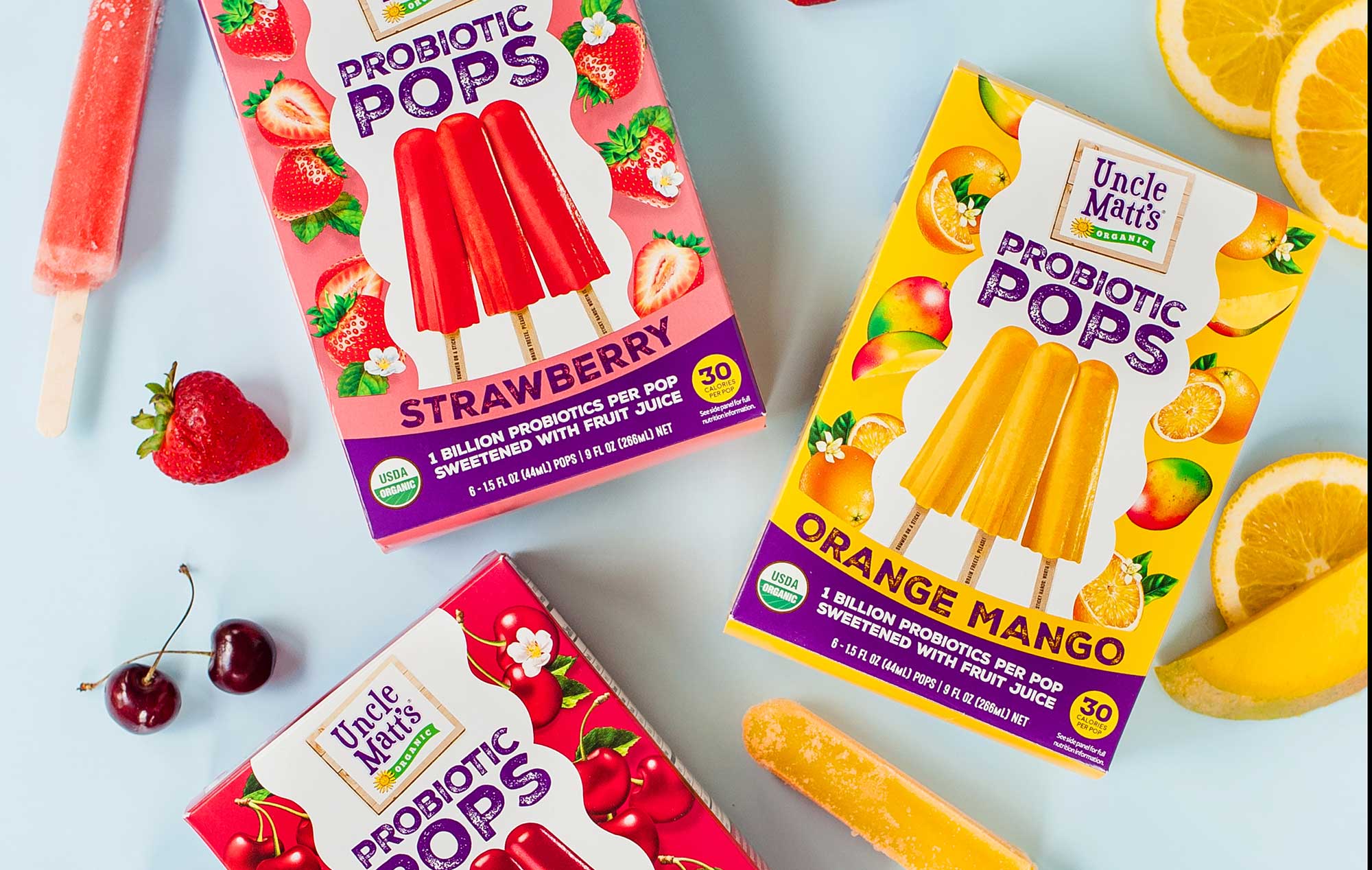 Uncle Matt's Organic Organic Juices and Beverages Love at First Sip