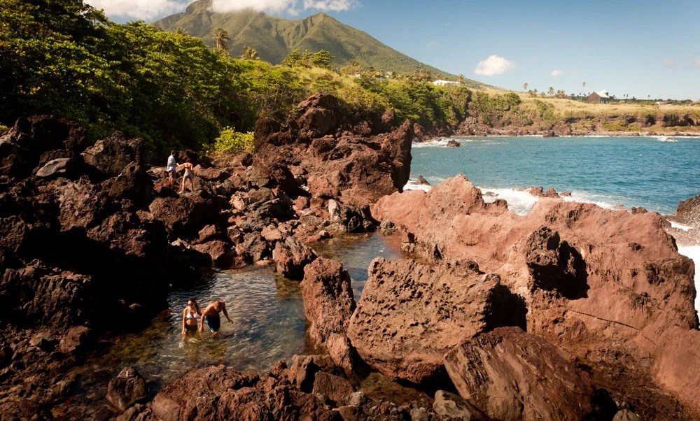 Attraction Natural Pools at Black Rocks, St