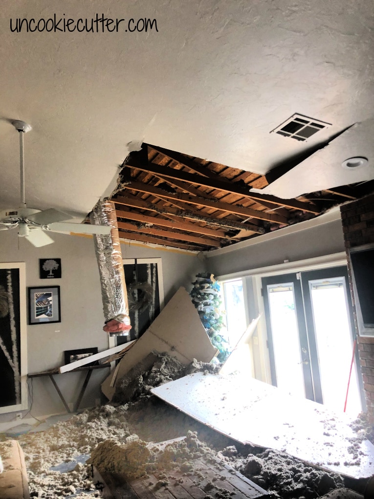 Ceiling Falling Uncookie Cutter