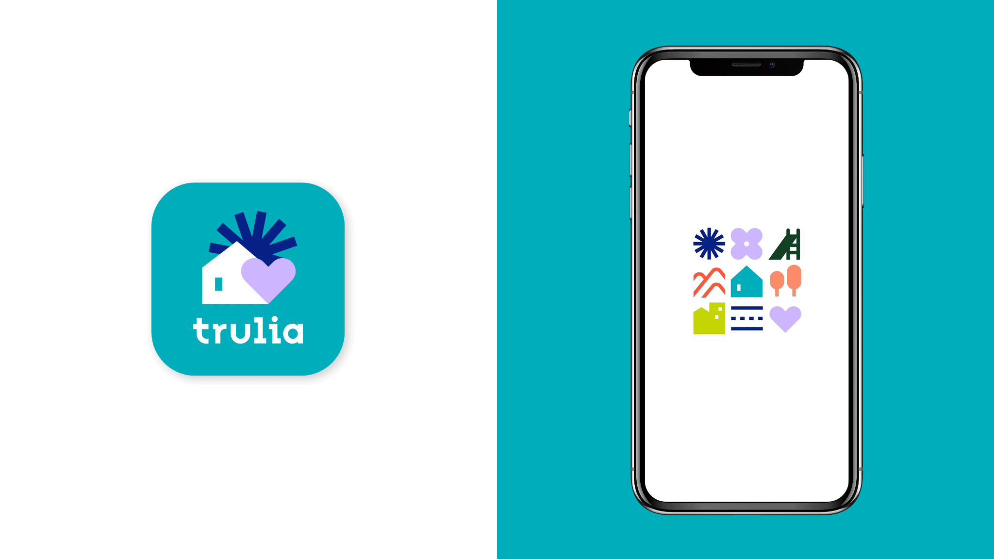 Brand New New Logo and Identity for Trulia by Design Studio