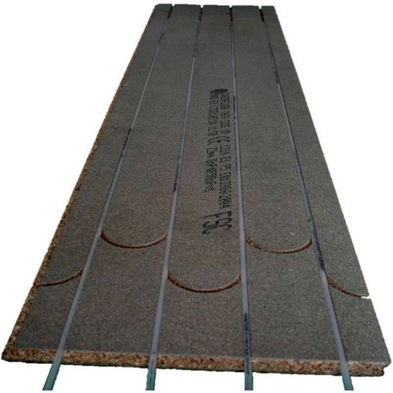 Grooved Chipboard 600x2400x22 at 150 C/C Underfloor Heating Store UK