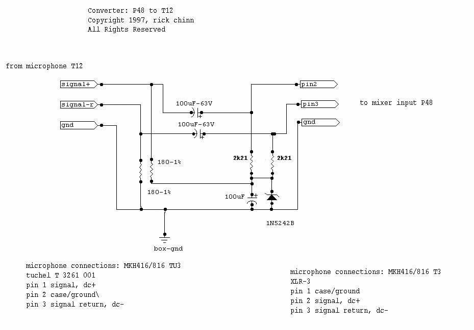 Microphone power supply - diyAudio