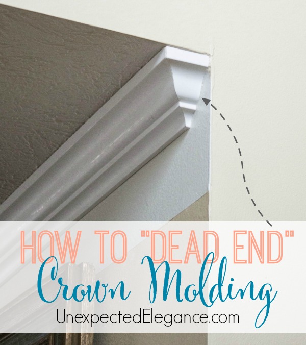 How to Dead End Crown Molding Unexpected Elegance