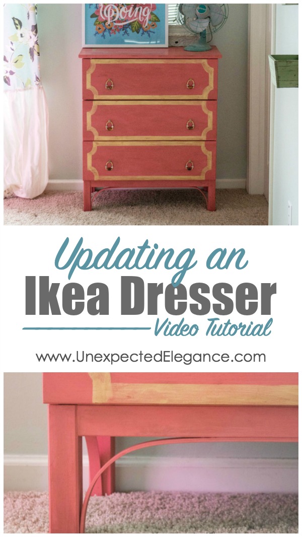Easily Updating an Ikea Dresser {Video Series}