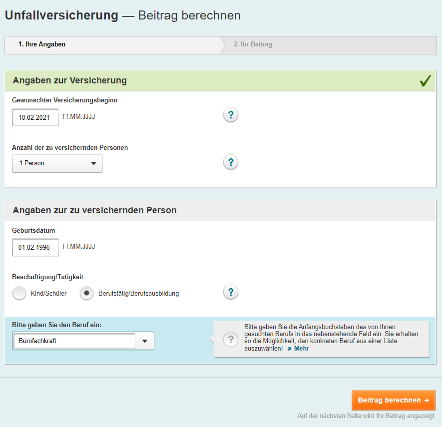 Gothaer Unfallversicherung 07/2021 Test & Erfahrungen