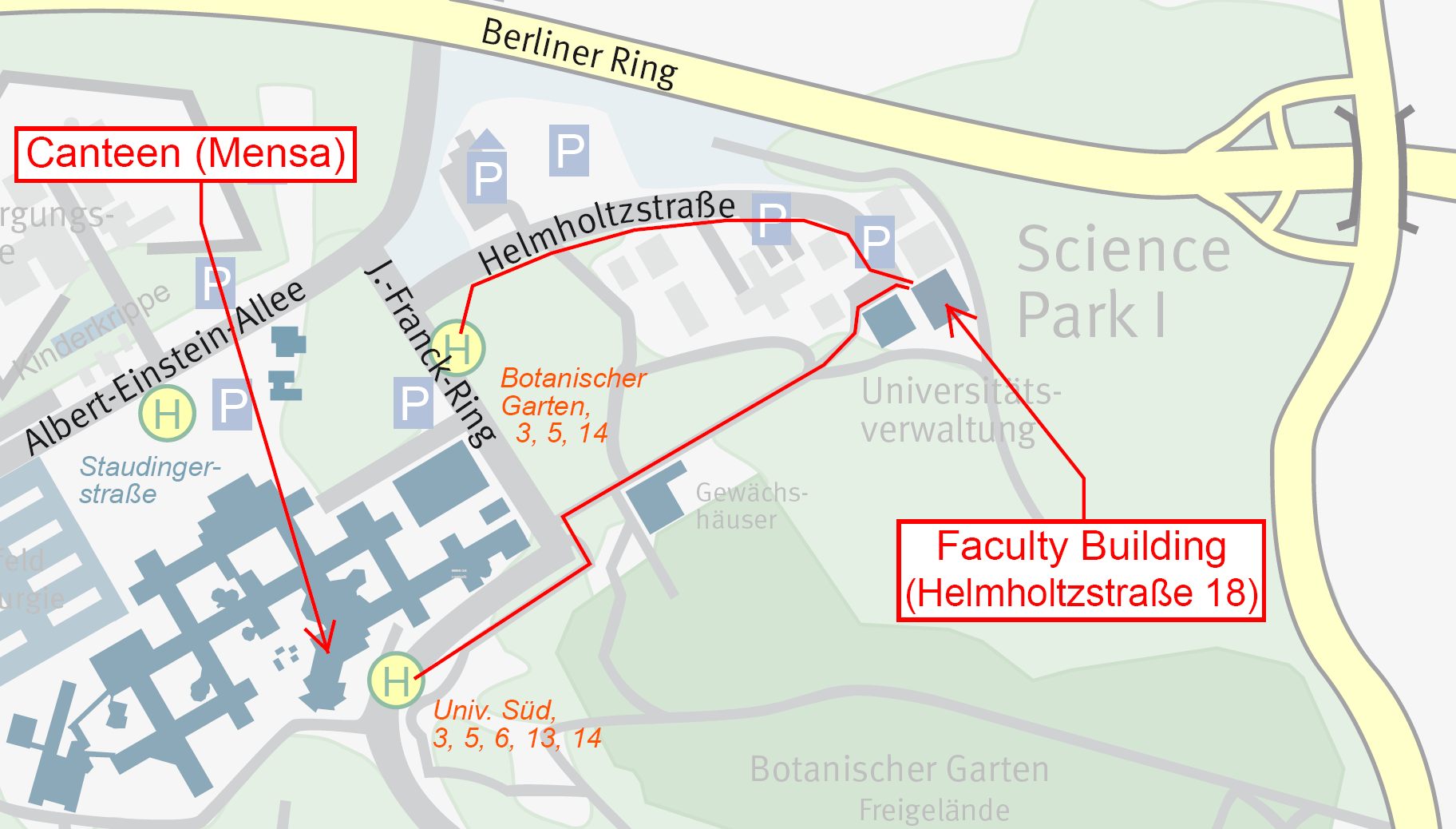 Travel Information Ulm University