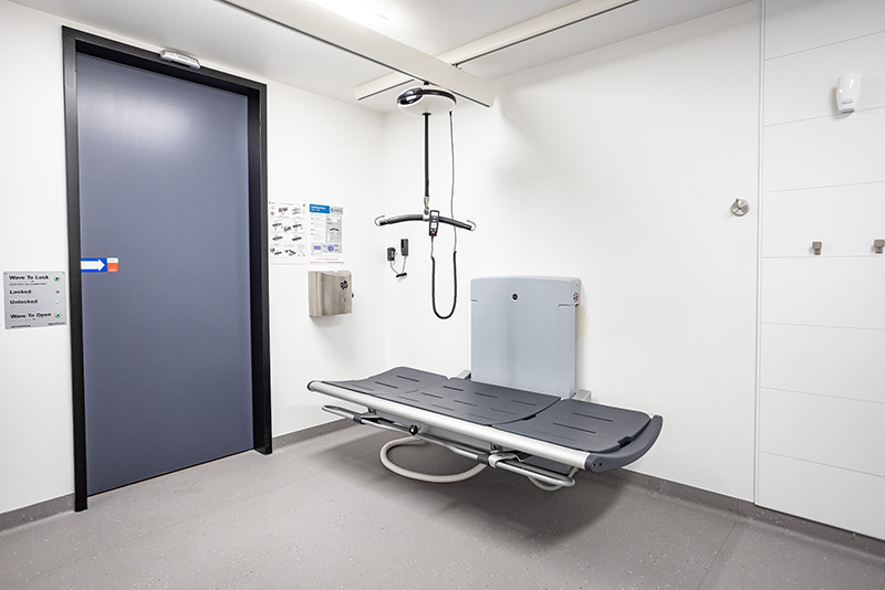 Unicare Health installs ceiling hoists and accessible changeroom