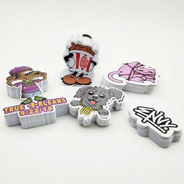 Die Cut Removable Vinyl Laptop Stickers Unico Packing