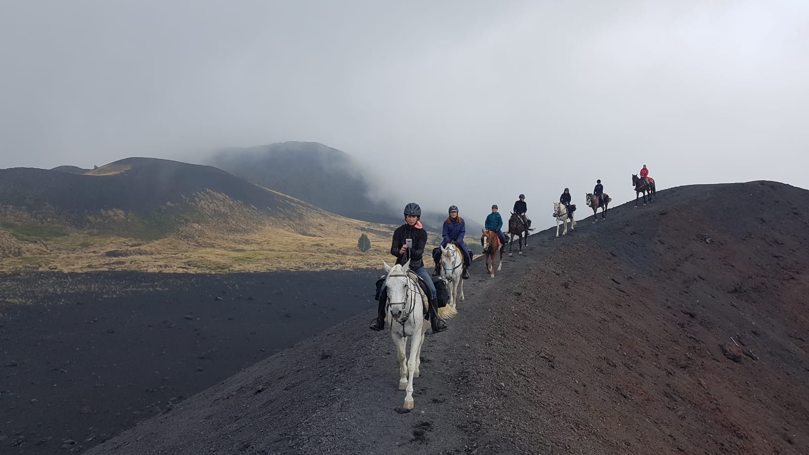 Cefalu to Etna Trail Horse Riding Holidays in Italy