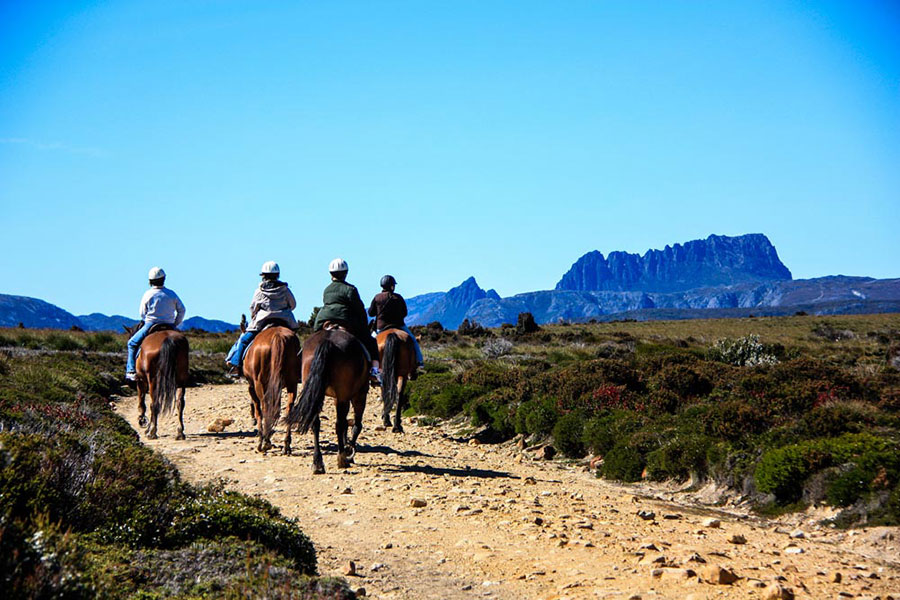 Cradle Mountain and Bakers Beach, Australia Horse Riding Holidays