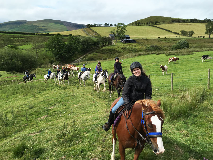 A Welsh Borders Trail Horse Riding Holidays in Wales