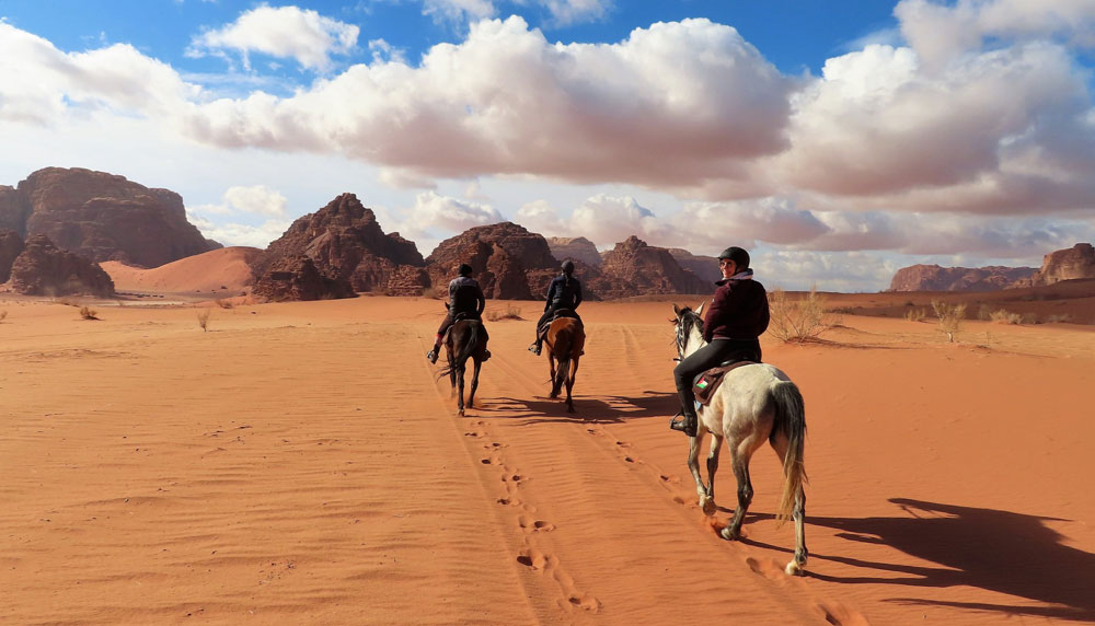 Wadi Rum Desert Trail Horse Riding Holidays in Jordan