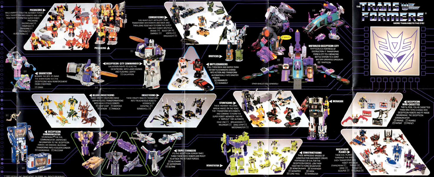 1986 Transformers G1 Toys