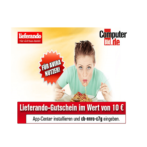 Dank COMPUTER BILDAppCenter 10€ LieferandoGutschein gratis abstauben