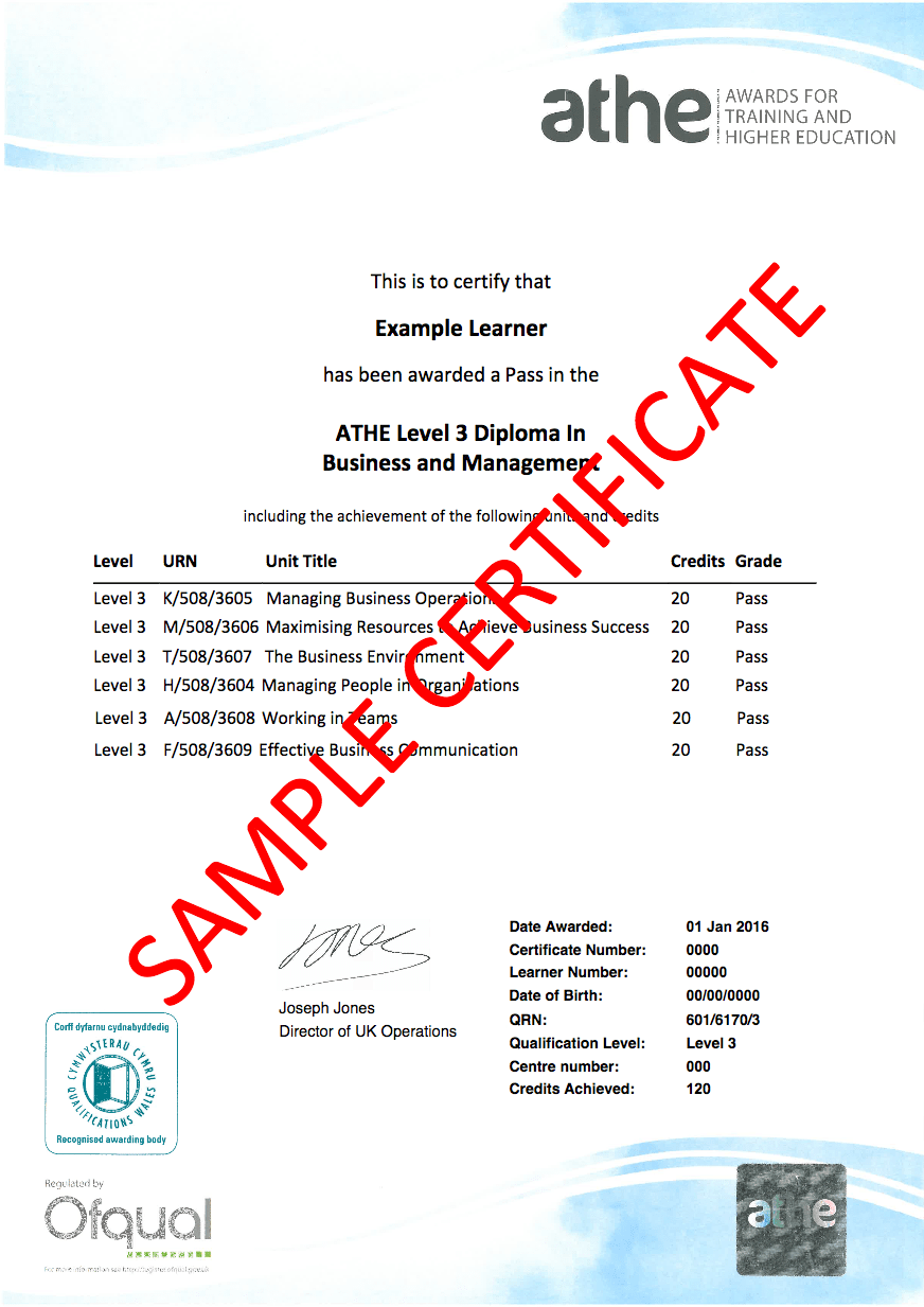 Online Diploma In Business Management Courses and Studies