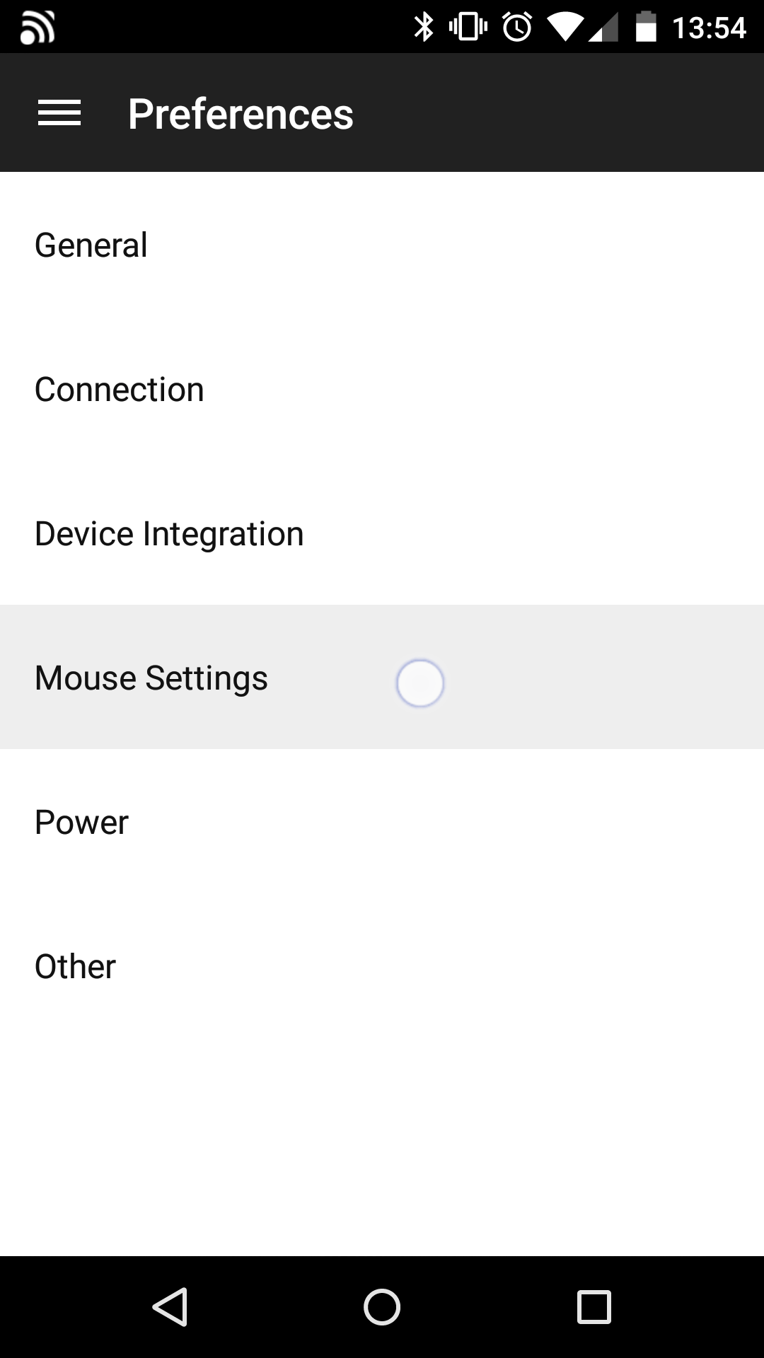 How To Change To SingleTouch Mouse Unified Remote