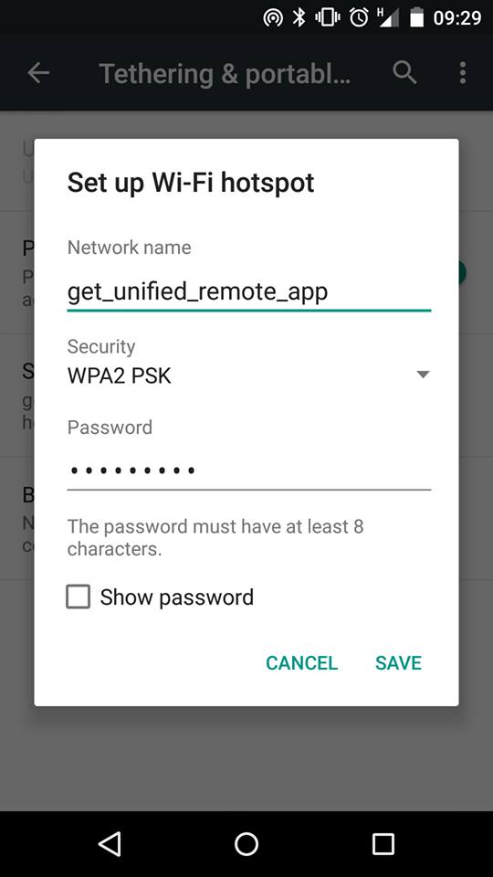 How To Connect Using a Mobile Hotspot Unified Remote