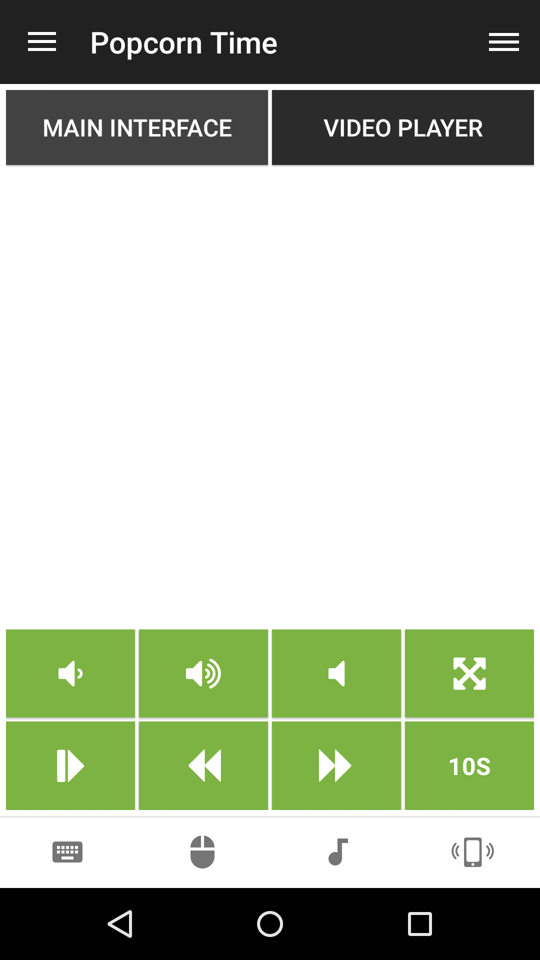 Popcorn Time Remote Unified Remote