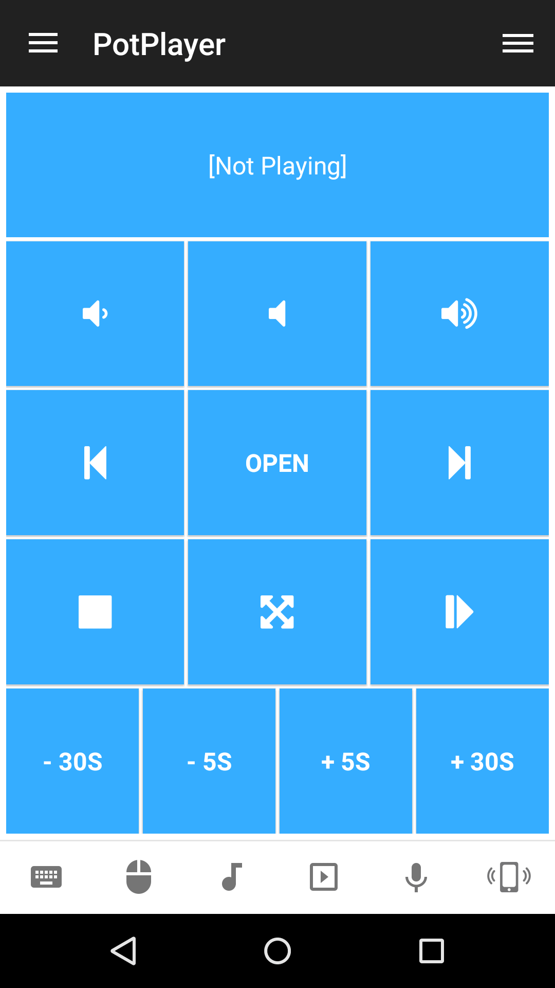 PotPlayer Remote Unified Remote