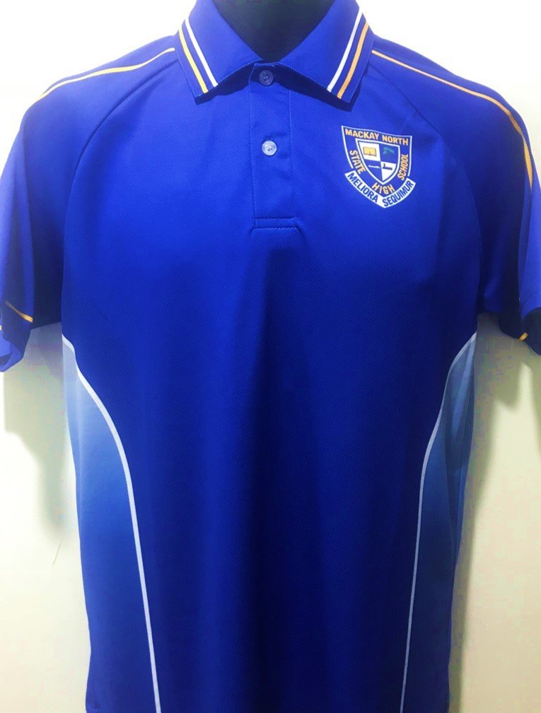 North High Junior Polo Blue Side Panel Uniform Solutions