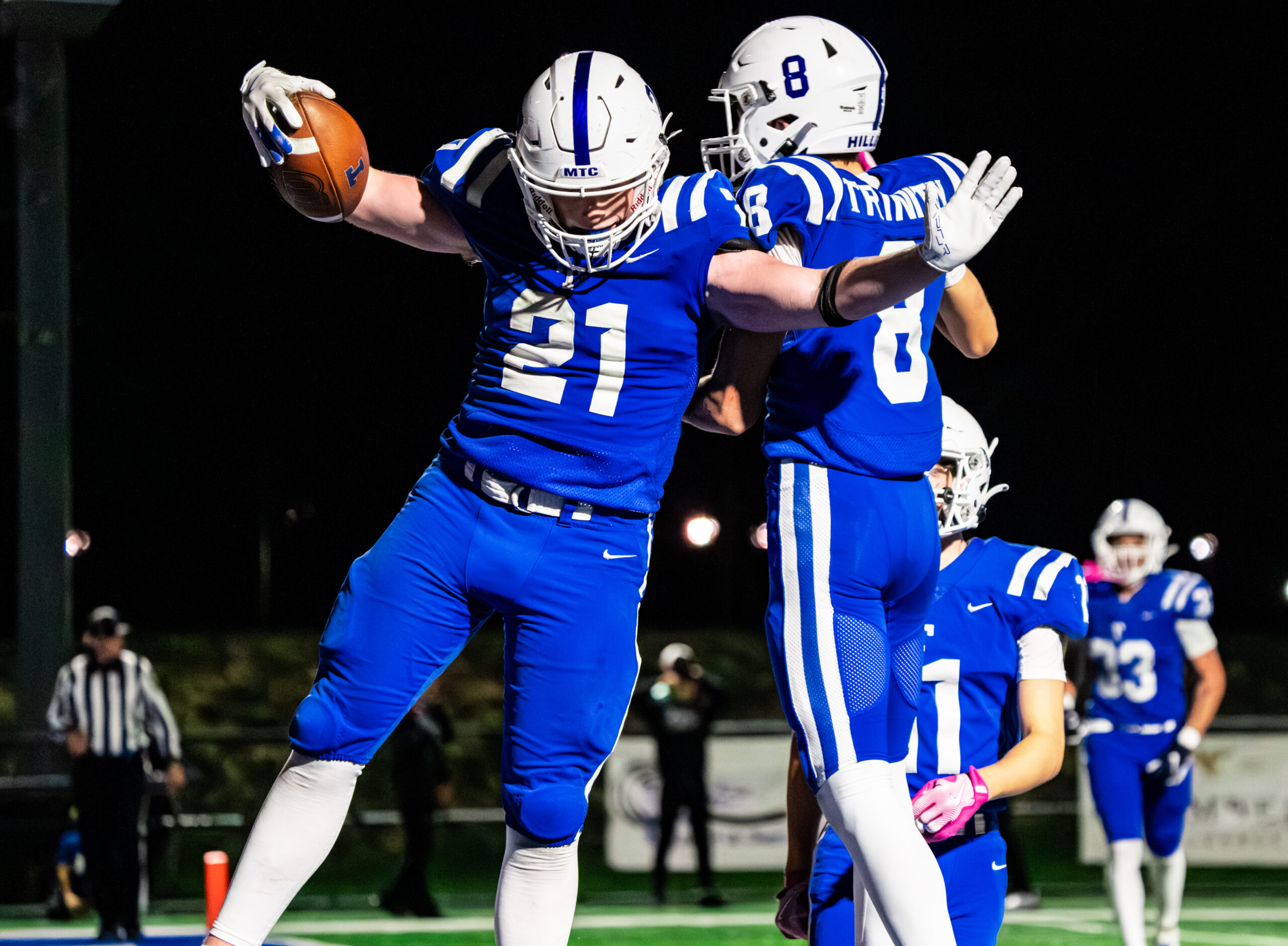 Trinity topples defending champ Belle Vernon, secures second
