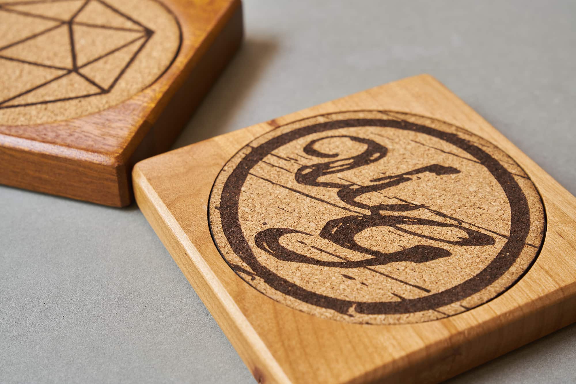 Handcrafted Wooden Coasters Uniquely Geek