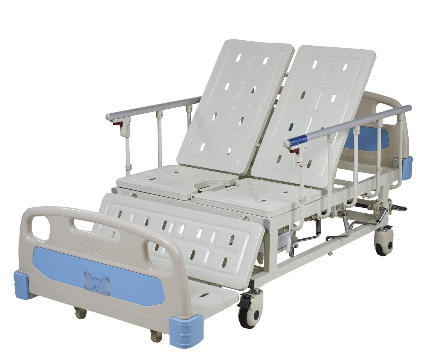 COMMODE HOSPITAL BED WITH MATTRESS Unique Pharmacy