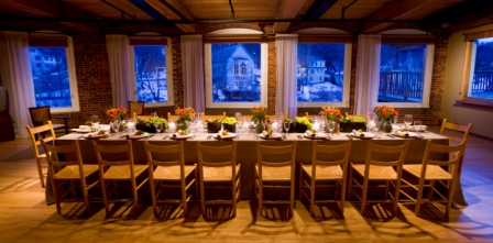 Simon Pearce Restaurant, The Loft Private Dining Room - Quechee, Vermont